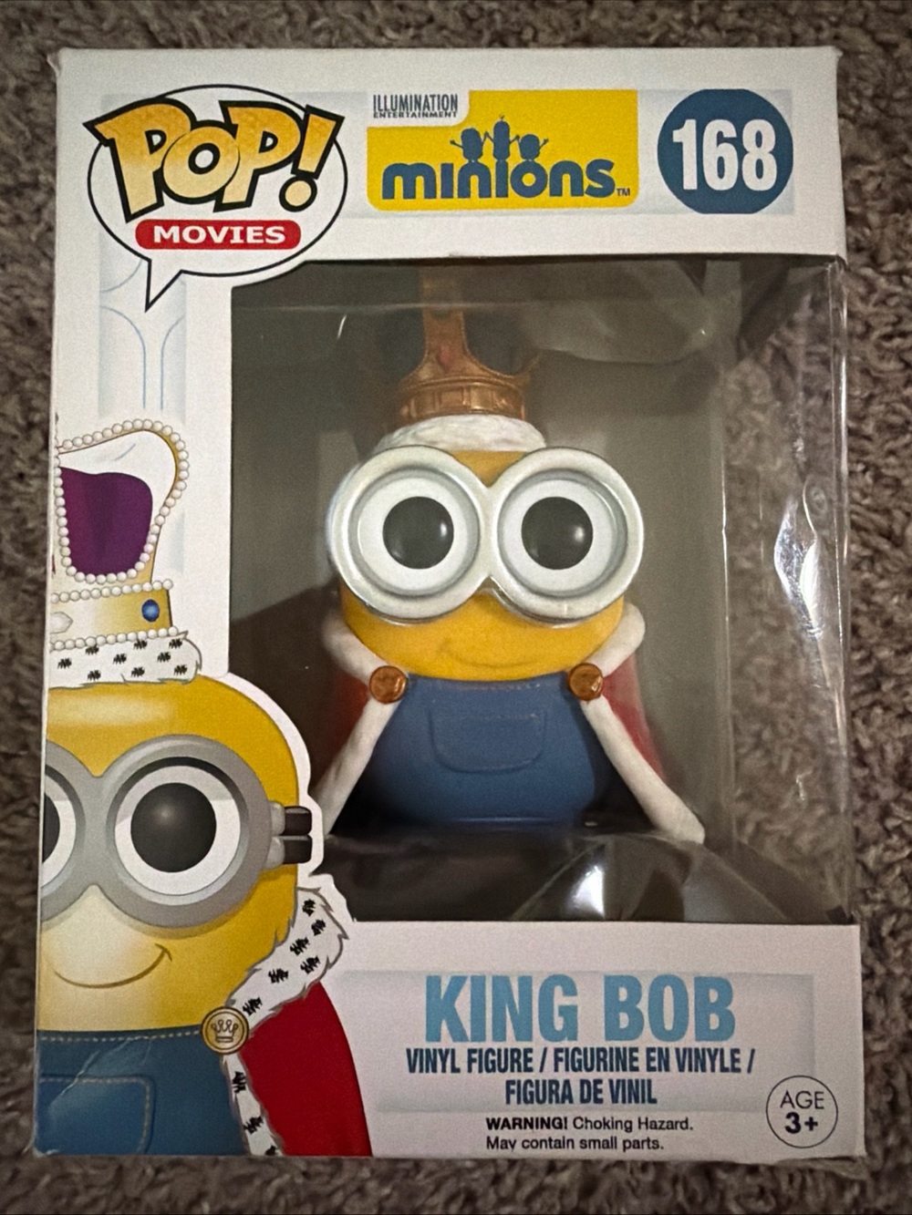 Funko Pop! King Bob Minions Vinyl Figure
